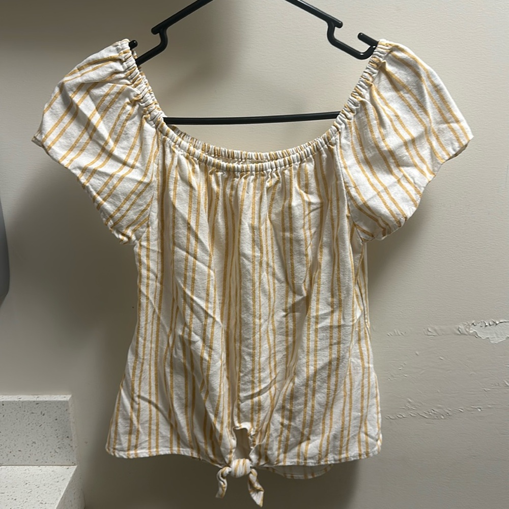 Forever 21 girls linen blouse